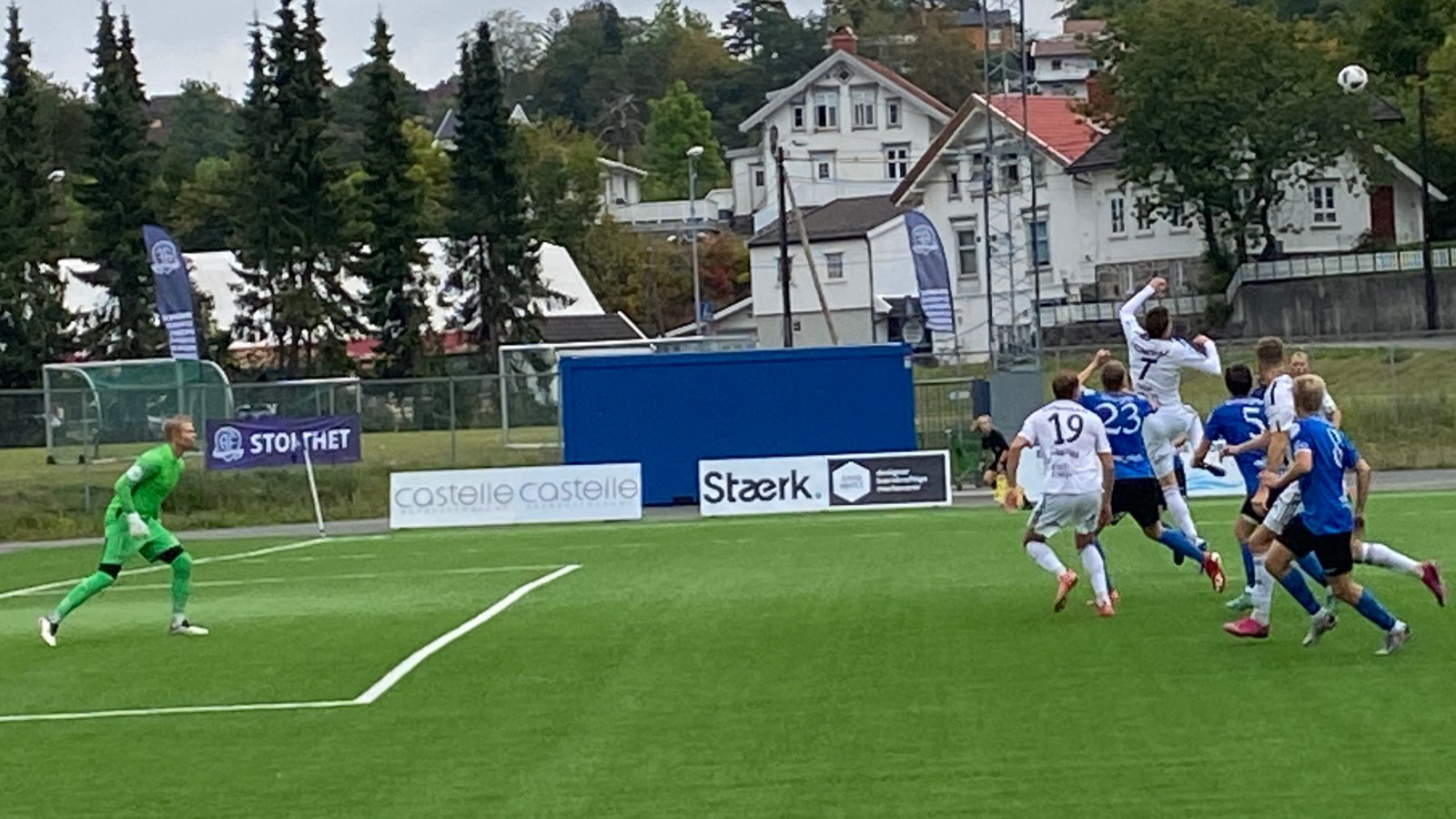 Preben Skeie i duell mot Kjelsås.