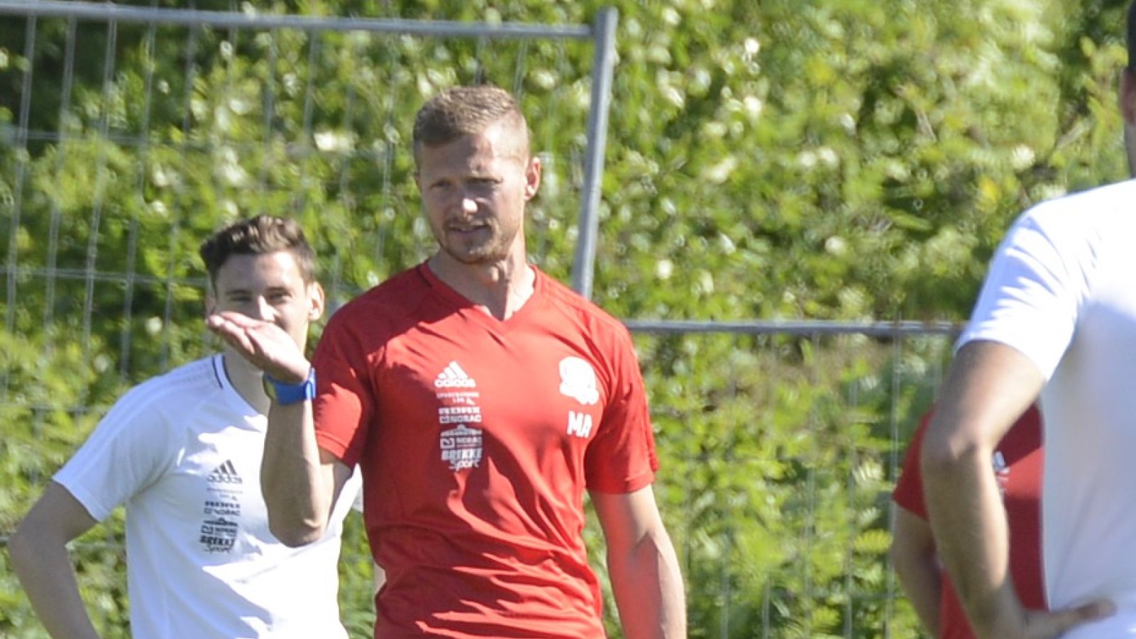 Mattias Anderssons første økt som Arendal-trener 14. juni 2017.