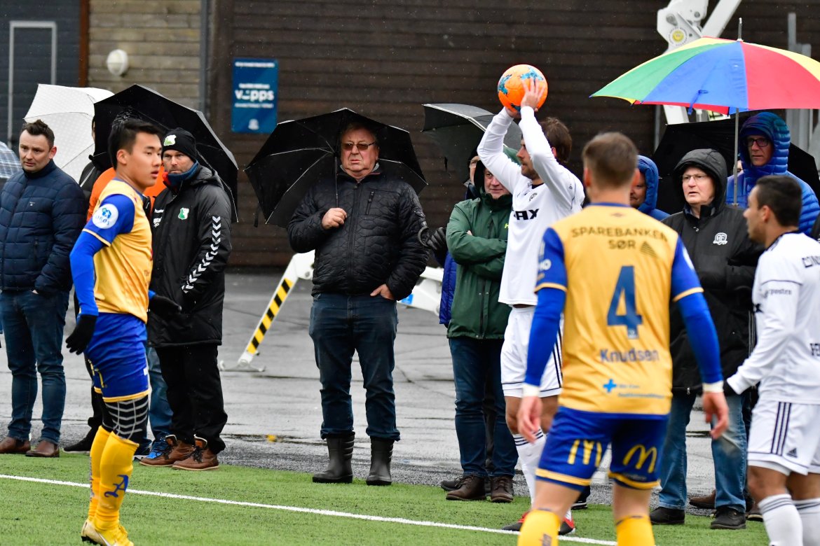 70-80 tilskuere fikk med seg treningskampen mot Jerv.