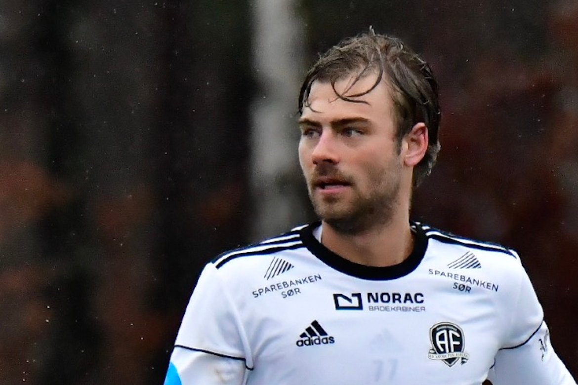 Mads Nørby Madsen var blant Arendals beste i treningskampen mot Jerv.