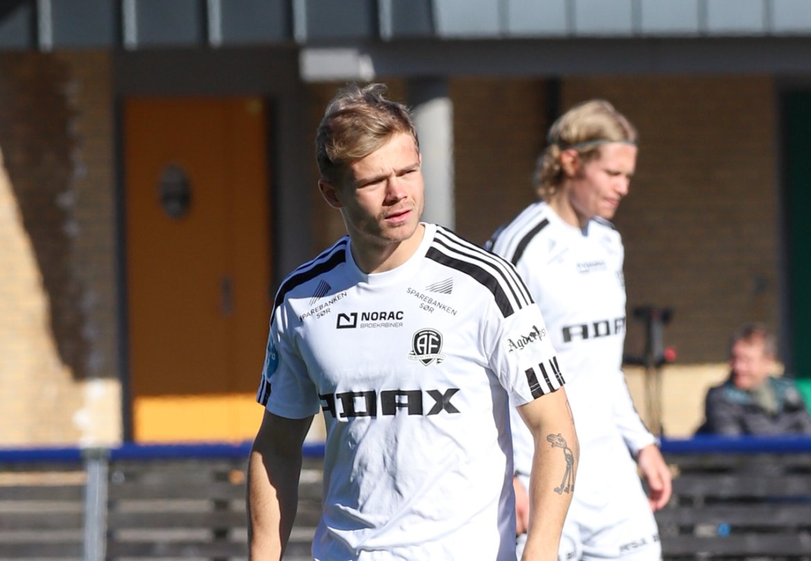 Jonas T. Fredriksen noterte seg for nok en scoring. Han spilte bare 2. omgangen i Fløy-kampen.