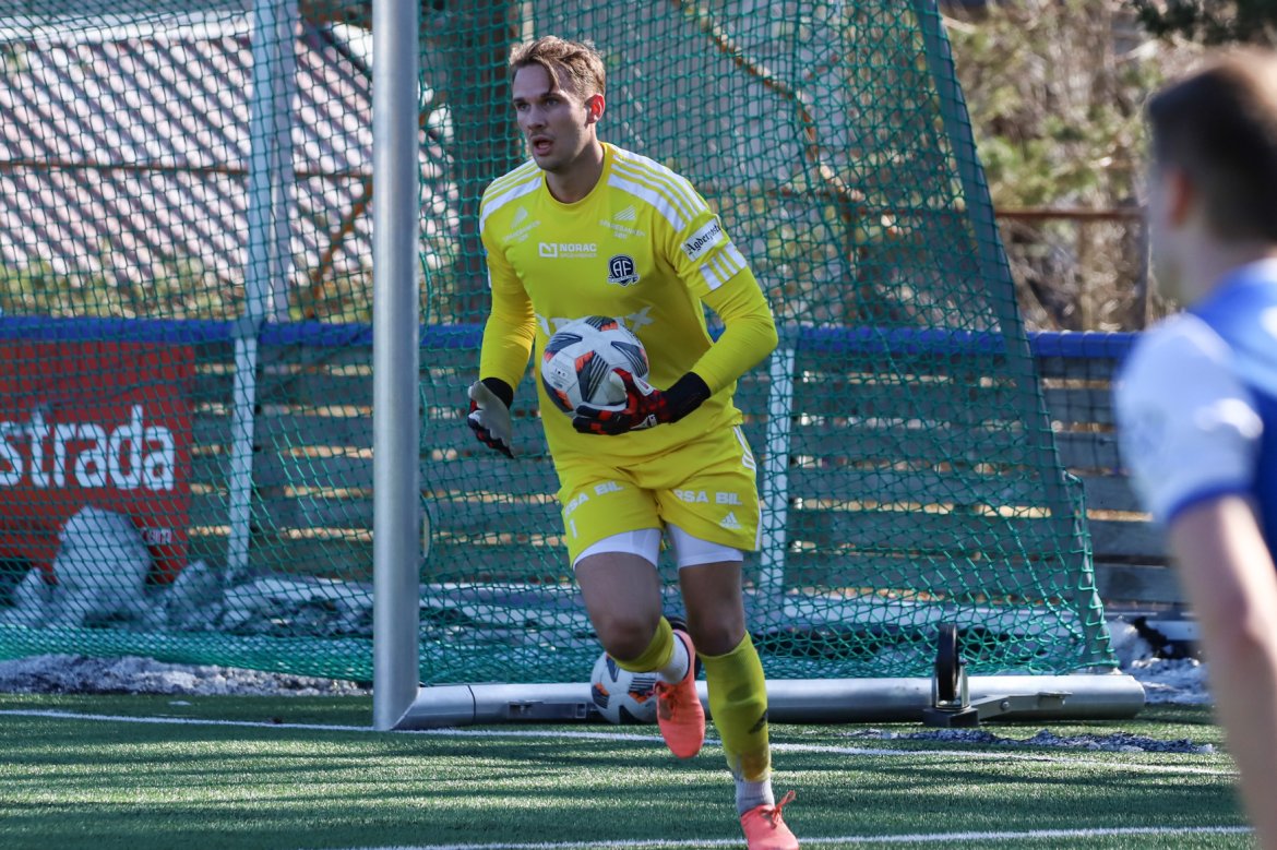 Jonatan Byttingsvik leverte nok en solid kamp i Arendal-målet.