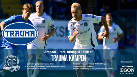 Kampen mot Pors på lørdag er "Trauma-kampen"